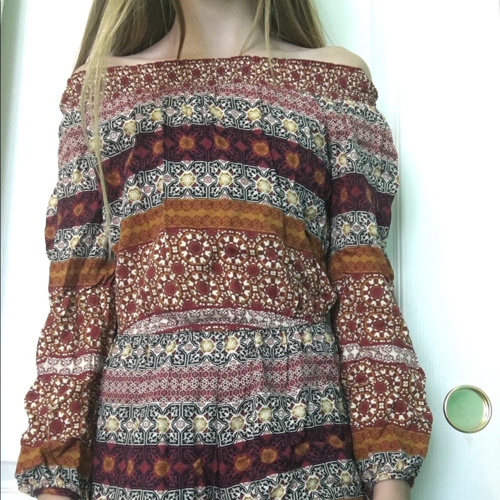 Off the shoulder romper
